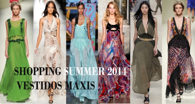 SHOPPING SUMMER  2014 - VESTIDOS MAXIS